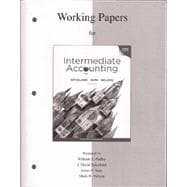 Working Papers to accompany Intermediate Accounting 9780077328894