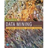 Introduction to Data Mining 9780133128901