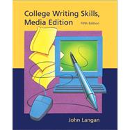 College Writing Skills, Media Edition 9780072818925
