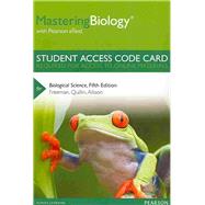 MasteringBiology with Pearson eText -- Standalone Access Card -- for Biological Science 9780321858931