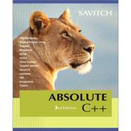 Absolute C++ 9780321468932