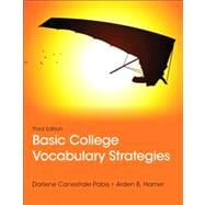 Basic College Vocabulary Strategies 9780321838933