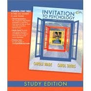 Invitation to Psychology, Study Edition 9780132238939