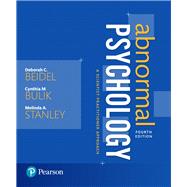 Abnormal Psychology A Scientist-Practitioner Approach 9780134238944