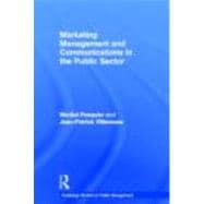Marketing Management and Communications in the Public Sector 9780415448970