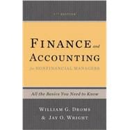 Finance and Accounting for Nonfinancial Managers 9780465078981