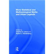 More Statistical and Methodological Myths and Urban Legends 9780415838986