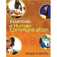 MyCommunicationLab with E-Book Student Access Code Card for Essentials of Human Communcation (standalone) 9780205699001