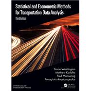 Statistical and Econometric Methods for Transportation Data Analysis 9780367199029