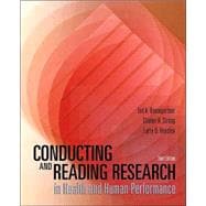 Conducting and Reading Research in Health and Human Performance with PowerWeb : Health and Human Performance 9780072489033
