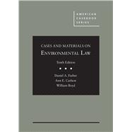 Farber, Carlson, and Boyd's Cases and Materials on Environmental Law, 10th - CasebookPlus 9781642429053