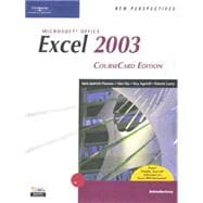 New Perspectives on Microsoft Office Excel 2003, Introductory, CourseCard Edition 9781418839062