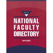 National Faculty Directory : Supplement 9781414469065