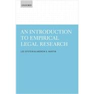 An Introduction to Empirical Legal Research 9780199669066
