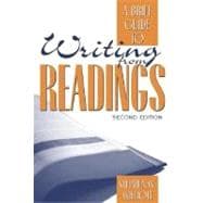 A Brief Guide to Writing from Readings 9780205319077