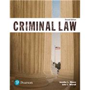 Criminal Law (Justice Series) 9780134559094