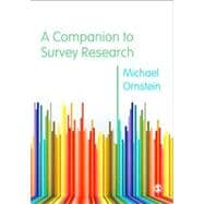 A Companion to Survey Research 9781446209097