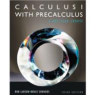 Student Solutions Manual for Larson/Hostetler/Edwards' Calculus I with Precalculus, 3rd 9780840069122