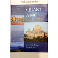 Audio CD (Stand Alone) for Bragger/Rice's Quant a moi, 5th 9781111839130