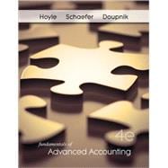 Fundamentals of Advanced Accounting with Connect Plus 1 Semester Access Card 9780077439156