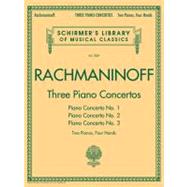 Three Piano Concertos: Two Pianos, Four Hands 9781423489160