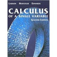 Calculus of a Single Variable 9780618149162