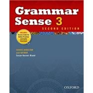 Grammar Sense 3 Student Book with Online Practice Access Code Card 9780194489164