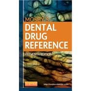 Mosby's Dental Drug Reference (Book with Access Code) 9780323169165