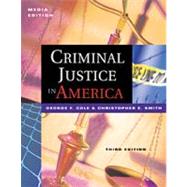 Criminal Justice in America 9780534559168