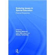 Enduring Issues In Special Education: Personal Perspectives 9780415539173