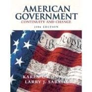 American Government: Continuity and Change, 2006 Edition (Paperbound) 9780321209184