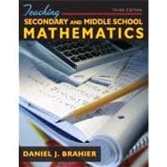 Teaching Secondary and Middle School Mathematics 9780205569199