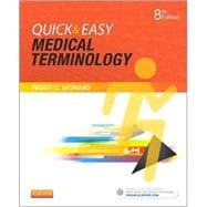 Quick & Easy Medical Terminology 9780323359207
