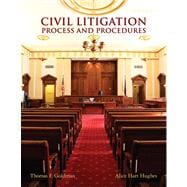 Civil Litigation Process and Procedures Plus NEW MyLegalStudiesLab and Virtual Law Office Experience with Pearson eText -- Access Card Package 9780133009217