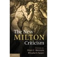 The New Milton Criticism 9781107019225