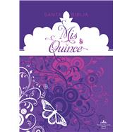 RVR 1960 Biblia Mis Quince, amatista con mariposas símil piel 9781433619229