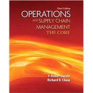 Operations and Supply Chain Management: The Core with Connect Access Card 9781259669248