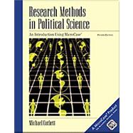 Research Methods In Political Science: Intro Use Microcase 9780534549251