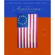 The American Pageant: A History of the Republic: Volume I to !877 9780618479283