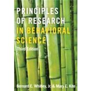 Principles of Research in Behavioral Science: Third Edition 9780415879286