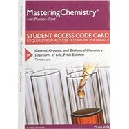 MasteringChemistry with Pearson eText -- Standalone Access Card -- for General, Organic, and Biological Chemistry Structures of Life 9780133899306