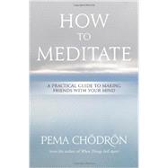 How to Meditate: A Practical Guide to Making Friends With Your Mind 9781604079333