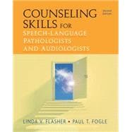 Counseling Skills for Speech-Language Pathologists and Audiologists 9781435499362