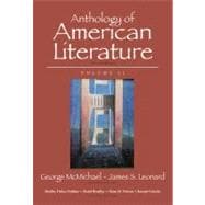 Anthology of American Literature, Volume II 9780205779369