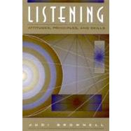 Listening: Attitudes, Principles, and Skills