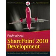 Professional SharePoint 2010 Development 9780470529423