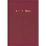 KJV Pew Bible, Deep Garnet Maroon Hardcover 9781586409425