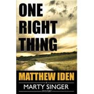One Right Thing 9781477829431