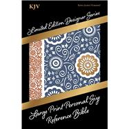 KJV Large Print Personal Size Reference Bible, Designer Series, Bohemian Paisley, LeatherTouch 9781433619441