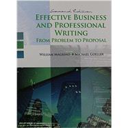 Effective Business and Professional Writing: From Project to Proposal 9781465219442